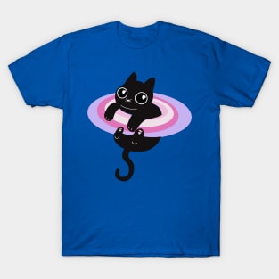 Caturn - Cute Space Cat T-Shirt